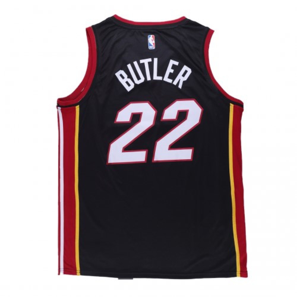 Men's Miami Heat Jimmy Butler #22 Black 2020/21 Swingman Jersey - Icon Edition-Pro Kit Vault | Brand New 26/27 Sports Jerseys